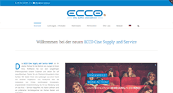 Desktop Screenshot of ecco-online.eu
